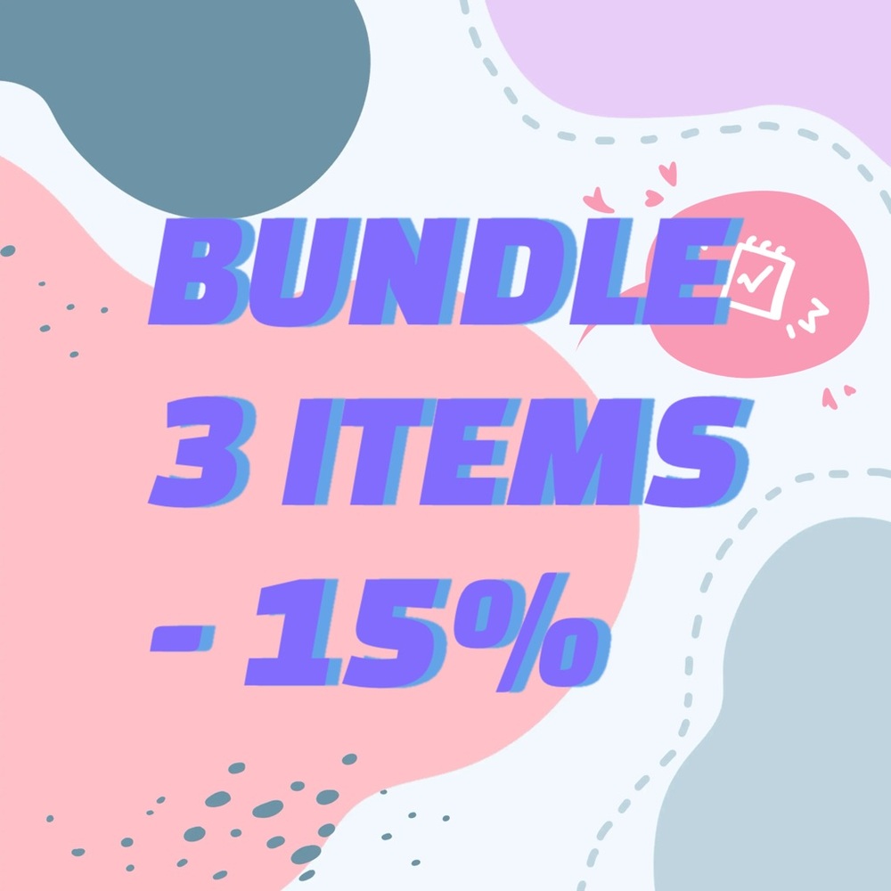 BUNDLE 3 ITEMS -15%